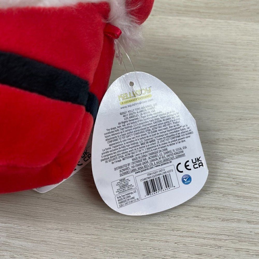 Squishmallow‎ Nick Santa Claus Christmas 5" Plush Pillow Toy by Kellytoy NEW - Picture 2 of 3